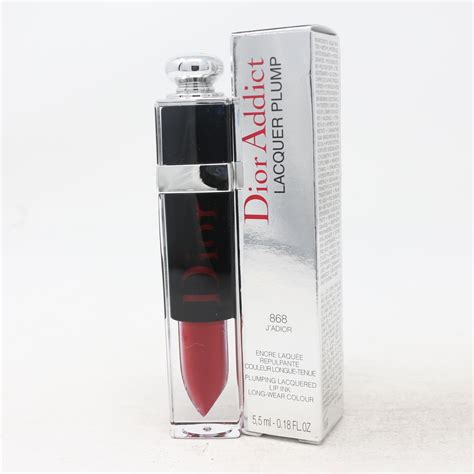 dior addict lacquer plump 868 j'adior|Dior lacquer plump lipstick.